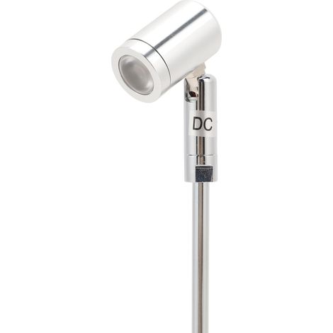 Verstellbarer 12-v-dc-led-strahler Für Schaufenster Und Juweliergeschäfte – Aluminium, 1 W, Warmweißes Licht