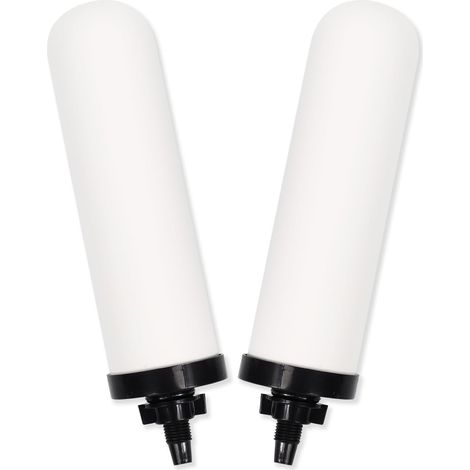 Set Mit 2 Keramikfilterkerzen (17,8 Cm) – Ersatzfilter Mit Aktivkohle Für Das Berkey-schwerkraftreinigungssystem, British Berkefeld – Hochleistungs-mikroporenfiltration