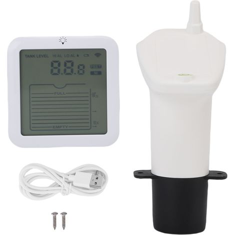 Ip65 Wasserdichter Ultraschall-füllstandssensor Mit Temperaturanzeige Für Wassertanks