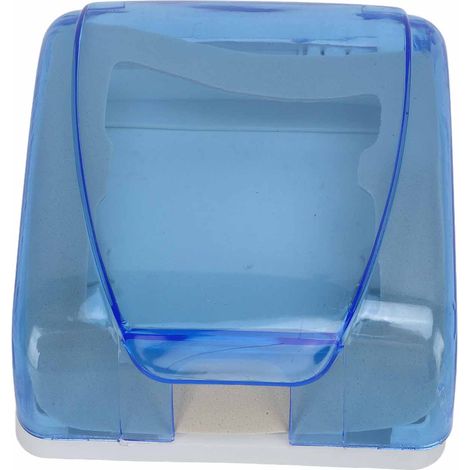Universelles Wasserdichtes Gehäuse Für 86er Wandsteckdosen – Transparent, Abs, Blau (115 X 95 X 45 Mm)