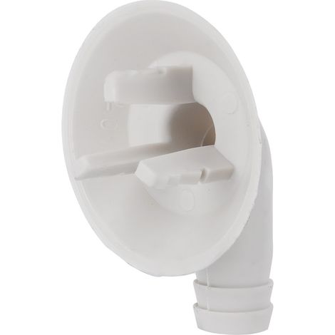 Winkelablaufschlauch Für Außenklimaanlage – Weißes Pp-fitting, 26 Mm Innendurchmesser