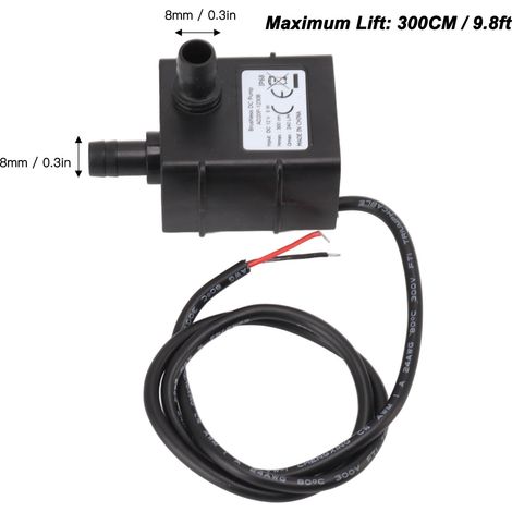 12v Dc Bürstenlose 1230b Geräuscharme Wasserpumpe Für Kühlung Und Springbrunnen