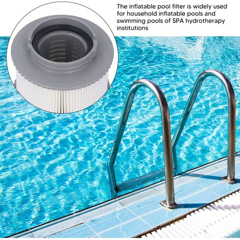 Aufblasbarer Poolfilter Mspa Fd2089 – Hochleistungsfilterelement Aus Abs-material, 155 G