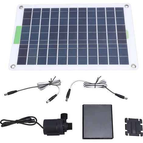 100-w-solarwasserpumpe Mit Monokristallinem Panel, Integriertem Energiespeicher Und 5 M Förderhöhe