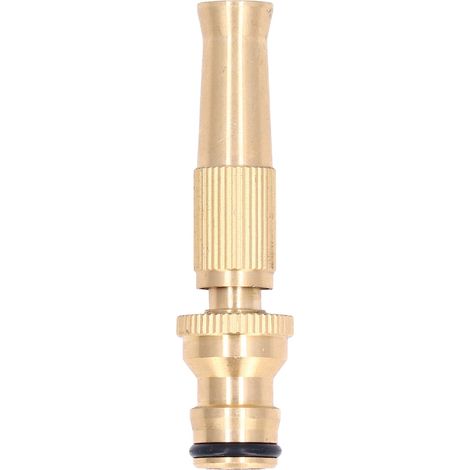 Hochdruck-gartenspritze Aus Messing Mit 1/2"-schnellanschluss Und Einstellbarer Strahl-/schaummenge.