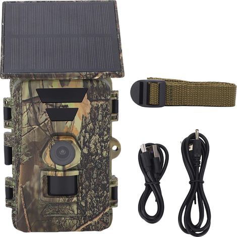 8k 60mp Solar-wildkamera Mit Wlan, Nachtsicht, Ip66 Wasserdicht, Pr903w