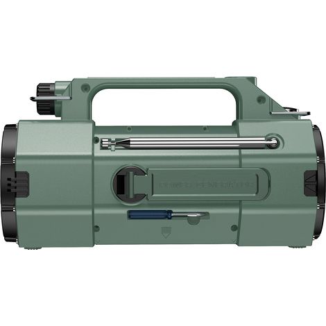 Hrd-908 Solarbetriebenes Notfallradio Mit Handkurbel, Fm/am/sw/vhf/wb-mehrbandempfänger, Led-taschenlampe Und Sos-alarm