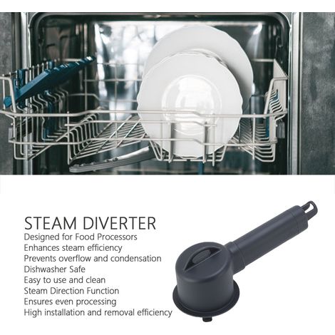 Dampfumleitung Für Küchenmaschinen Und Mixer – Robustes Abs, Spülmaschinenfest, 26 Cm