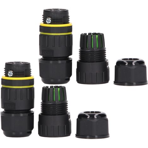 Wasserdichte Anschlussdose Ip68 Für Außen-leds – Modell Ew-m20-4p, 2 Stück, 4-polig, Kabeldurchmesser 9–12 Mm