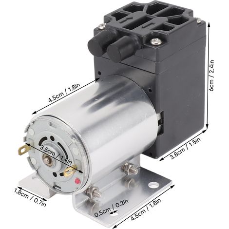 12-v-ölfreie Vakuumpumpe, 5 L/min, -65 Bis -120 Kpa, Mit Halterung, Für Versiegelungsgeräte, Gasanalyse Und Industrieanlagen