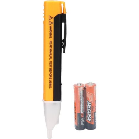Multifunktionales Induktionsspannungsmessgerät Mit Led Und Akustischem Alarm – 90–1000 V, Inklusive Aaa-batterie