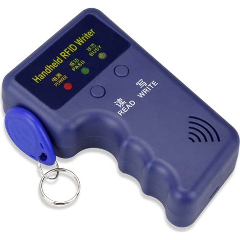Tragbarer 125-khz-rfid-kartenkopierer Für Zutrittskarten – Kompatibel Mit Em4305/t5577, Inklusive 10 Karten