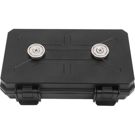 Magnetische Autoschlüsselbox Für Unter Das Auto, 19 X 12,5 X 4,7 Cm – Robustes Abs, Starker Doppelmagnet