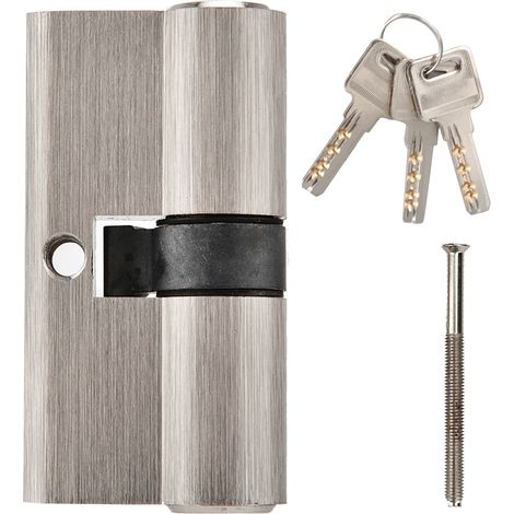 Doppelt Öffnender Schließzylinder Für Holztüren, Einbruchsicher, Kupfer Af02779 (60 Mm 30/30)