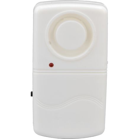 120 Db Magnetischer Vibrationsalarm Aus Weißem Abs-kunststoff Für Türen, Fenster, Tresore Und Schubladen – Batterielos