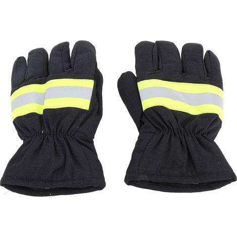 Feuerwehrhandschuhe – 27 Cm, Flammhemmende Baumwolle, Bequem Und Rutschfest Für Rettungseinsätze, Schweißarbeiten Und Grillen