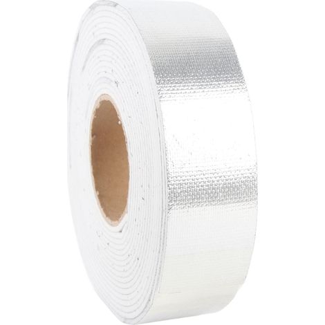 Hochtemperatur-wärmedämmband 1000 °c Impa813871 Aus Aluminium Und Glasfaser, 50 Mm × 3 Mm × 7,7 M