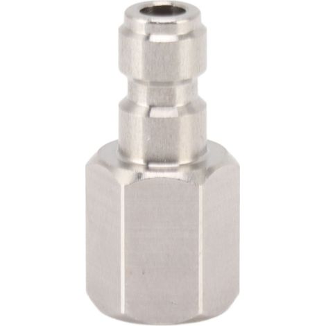 Bspp 1/8"-innengewindeanschluss Aus Edelstahl 304 Für Co2-flaschen – Gerader Adapter