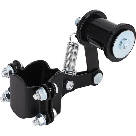 Kettenspanner Für Motorräder (dirtbikes Und Quads) – Verstärkte Metallrolle, Schwarz, 36 Mm Durchmesser