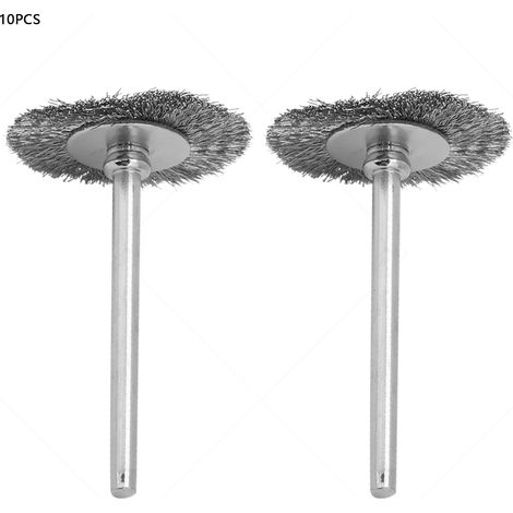 Flache Edelstahl-polierbürste 3 X 25 Mm – 10er-packung