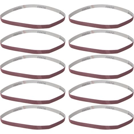 Rundschleifband 457 X 13 Mm, Aluminiumoxid, Körnung 180, 10er-packung