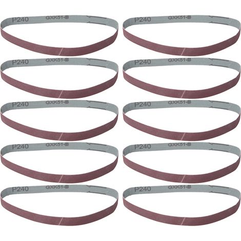 Rundschleifband 457 X 13 Mm, Aluminiumoxid, Körnung 240, 10er-packung