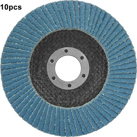 115-mm-schleifscheibe Mit Blauer Lamellenscheibe (körnung 40) – 10er-packung Für Winkelschleifer