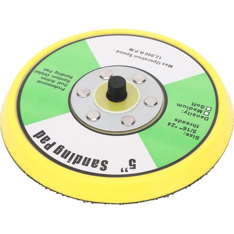 5-zoll (125 Mm) Kreisschleifscheibe Für Exzenterschleifer – Robustes Abs, Hohe Verschleißfestigkeit