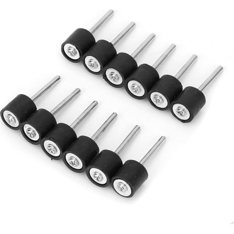 12 Stück Gummidorne Für Schleifbürsten An Rotationswerkzeugen – Schaftdurchmesser 3,175 Mm