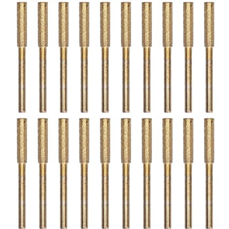 Kettensägenketten-schleifscheiben – 20 Stück, 4 Mm Durchmesser, Goldfarben, Für Elektrische Schleifmaschinen