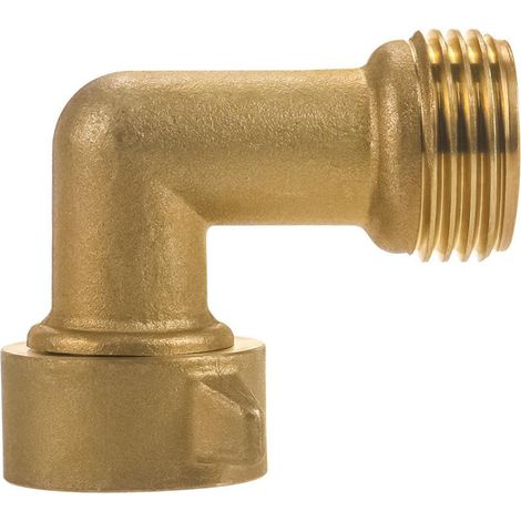 90°-winkel-gartenarmatur Aus Bleifreiem Messing 3/4" – 2 Stück Für Außenwasserhähne, Wohnmobile Und Bewässerung