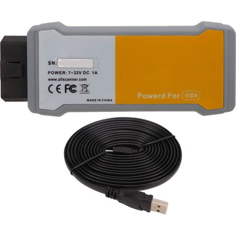 Vcx Nano Kfz-diagnoseschnittstelle Für Volvo – Steuergeräteprogrammierung, Bluetooth Und Usb