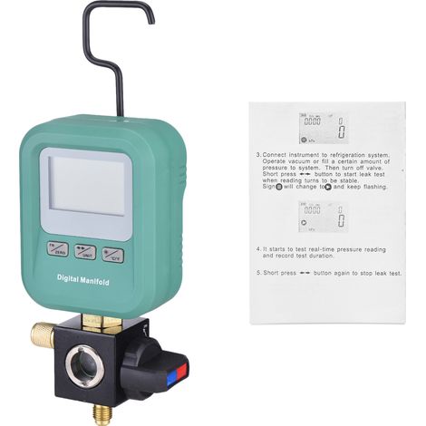Digitales Manometer Dy519 Für Klimaanlagen – Lcd-anzeige, Kompatibel Mit R134a, R410a, R32, R22