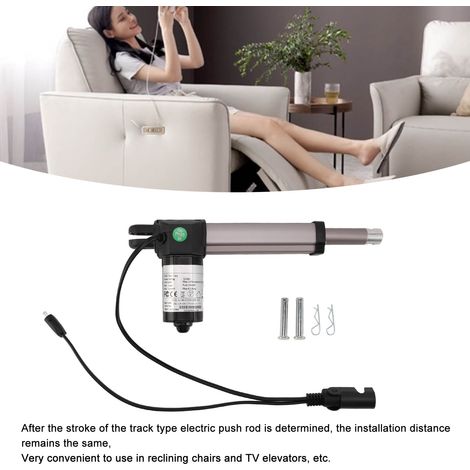 Elektrischer Linearantrieb (24 V), 92 Mm Hub, Max. 2000 N Last, Für Motorisierte Sofas, Massagesessel Und Smarte Möbel