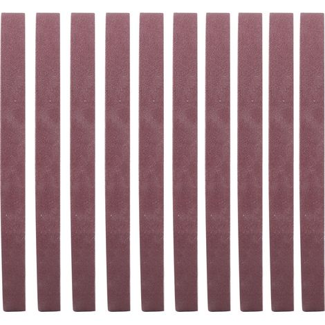Schleifband Für Bandschleifer – 10 Stück, 452 X 15 Mm, Körnung 320, Aluminiumoxid