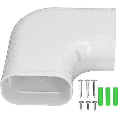 Flachbogen Für Dekorative Pvc-klimaanlagenkanäle, Serie 130, Modell 433 – Robust Und Lackierbar