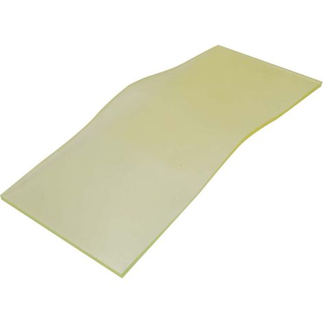 Gelbe Polyurethanplatte Mit Hoher Chemikalien- Und Schlagbeständigkeit – 8 × 200 × 500 Mm