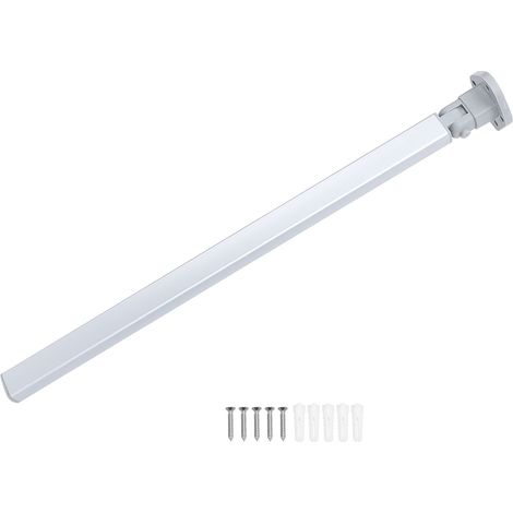 Ausziehbares Tischbein Für Wohnmobile – 720 Mm, Eloxiertes Aluminium, Silber
