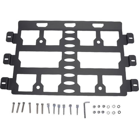 Komplette Montageplatte Für Packout-werkzeugkasten – Kohlenstoffstahl, 45 Kg Tragkraft, Kompatibel Mit Wand-/boden-/lkw-montage