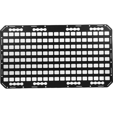 432 X 768 Mm Aluminium-molle-platte Zur Fahrzeugaufbewahrung – Kompatibel Mit L-schienen, Universell Für Suvs/lkws/wohnmobile/anhänger
