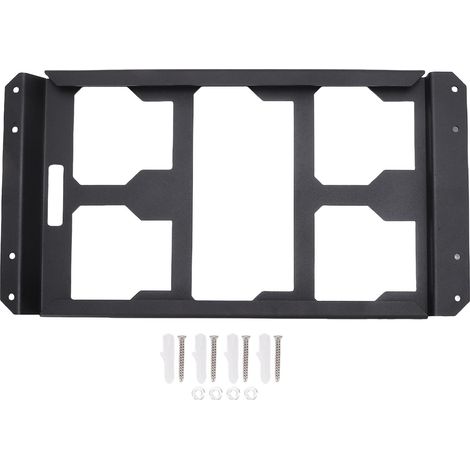 Milwaukee Packout Werkzeugkasten-montageplatte – Aluminium Und Stahl, 38,5 X 20,3 Cm, Für Wand- Oder Bodenmontage