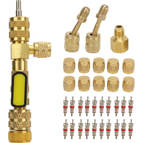 Werkzeug Zum Aus- Und Einbau Von Kupferventileinsätzen Für R32/r410a-klimaanlagen – 1/4"- Und 5/16"-adapter