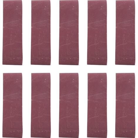 Schleifband Für Bandschleifer, 533 X 75 Mm, Körnung 400, Oxidiertes Aluminium, 10er-packung