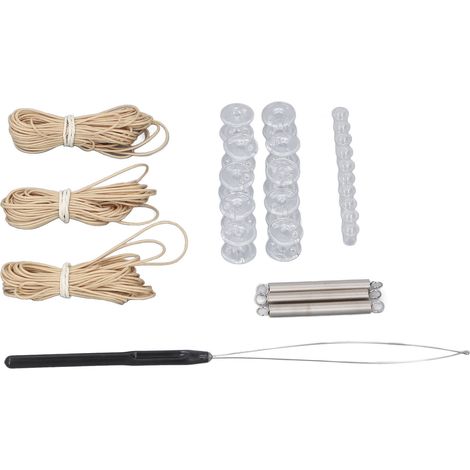 Reparaturset Für Plissee-rollos Für Wohnmobile – Beige Nylonschnur, Für Tag- Und Nachtbetrieb Geeignet, 3 Schnüre + Zubehör