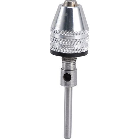 3-backen-schnellspannfutter Für Akku-bohrmaschinen – Ø 0,3 Bis 3,4 Mm, 3,175 Mm Rundschaft, Silberfarben