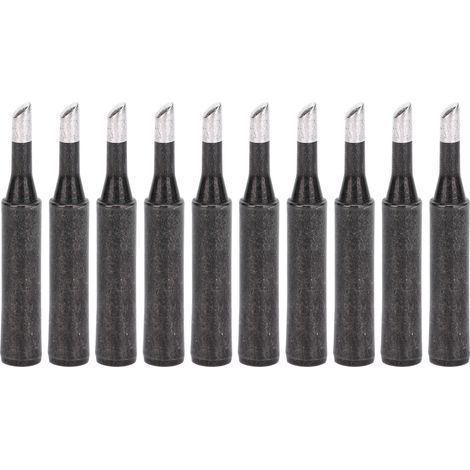 900m-t-4c Lötspitzen, 10 Stück, Sauerstofffreies Kupfer, Schwarze Heizseite