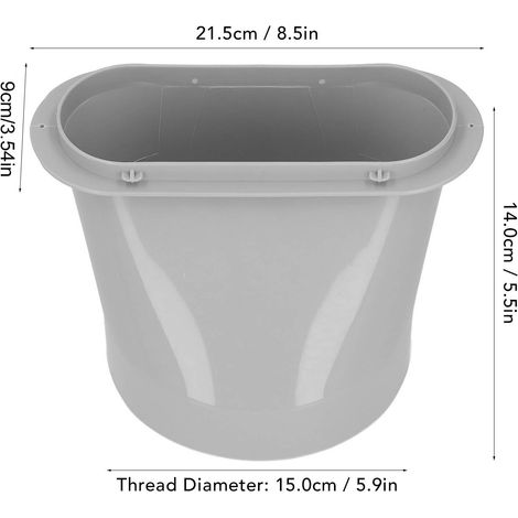 Universeller Klimaanlagenschlauchverbinder – 150 Mm Abs-flachanschluss, Auslaufsicher Und Werkzeuglos