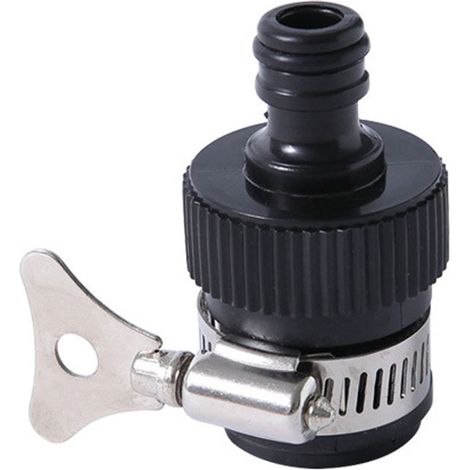 Universeller Gummihahnanschluss Mit Metallklemme – Wassereinlassadapter Für 14-24 Mm Wasserhähne