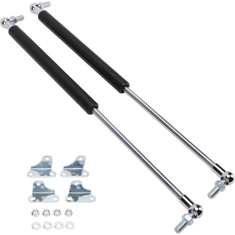 534 N Gasdruckfeder – Hydraulische Unterstützung Für Heckklappe, Kofferraum, Anhängerdach – 38 Cm (15 Zoll) – Mit L-halterung