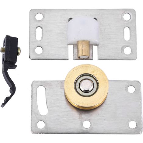 Schiebetürrollen Aus Edelstahl, 75 X 38 Mm – 2er-pack, Kupferlager + Nylonbremse
